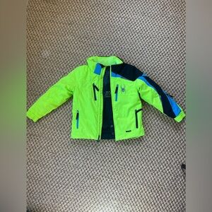 Spyder ski jacket - Boys Mini Leader Jacket- size 5